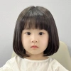 Children's wigs, baby photos, short hair, baby performance bob hairstyle art photos, short hair head covers, cosplay wigs, Bob wigs, lolita shoulder-length short hair Application Scenario
